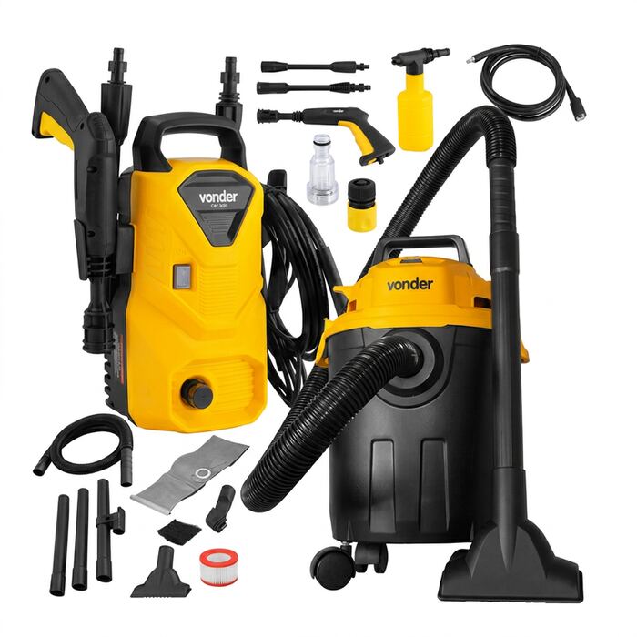 Kit Lavadora + Aspirador Vonder 1200W
